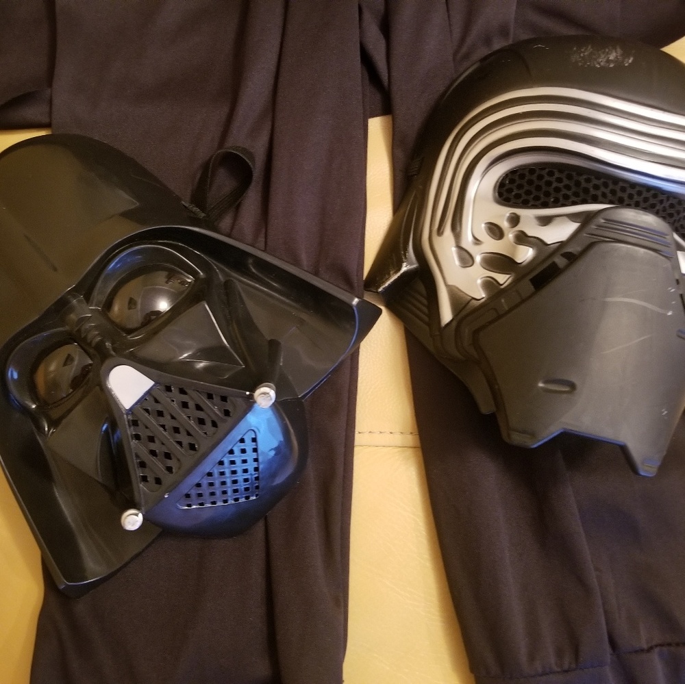 Star Wars Darth Vader costume with two masks